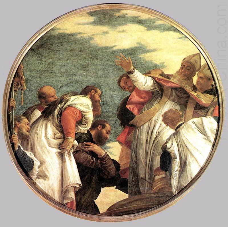 VERONESE (Paolo Caliari) The People of Myra Welcoming St. Nicholas china oil painting image